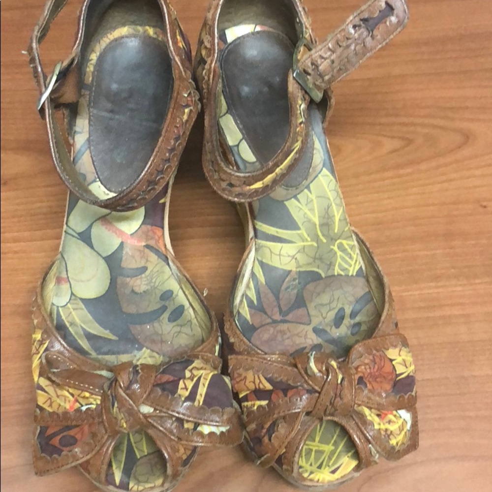 Wooden shoes from anthropology